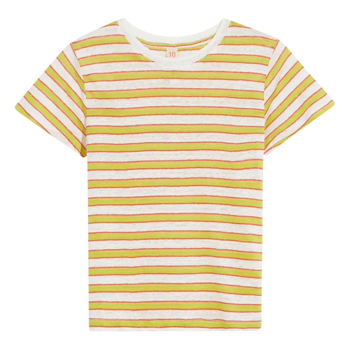 Bellerose T-shirt Mio Lin | Vert anis