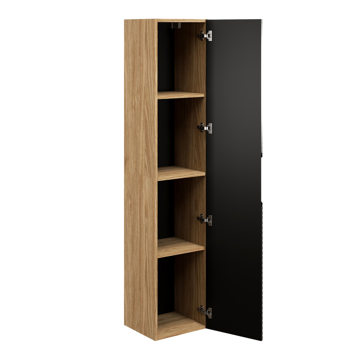 Comad Ocean Black kolomkast met 1 deur 170cm zwart