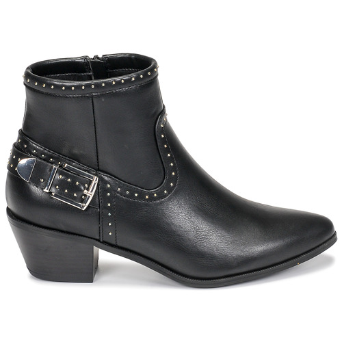 Only - TOBIO-7 PU STUD BOOT - Noir