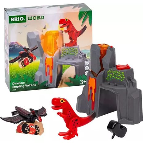 BRIO aktiv vulkan med dinosaurer 36092