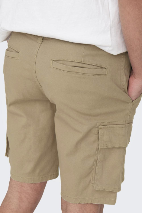 Only & Sons camel heren korte broek