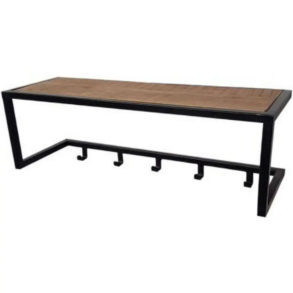 Brix - Kapstok Brix Abby - Mangohout en Gecoat Staal - 26x75x35