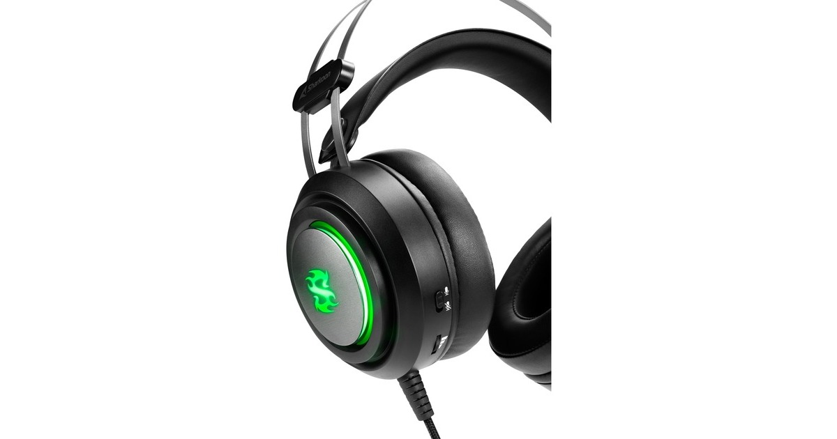 SharkoonSKILLER SGH30 over-ear gaming headset  (Zwart, RGB leds, PC's/Notebooks, PlayStation 5, PlayStation 4)