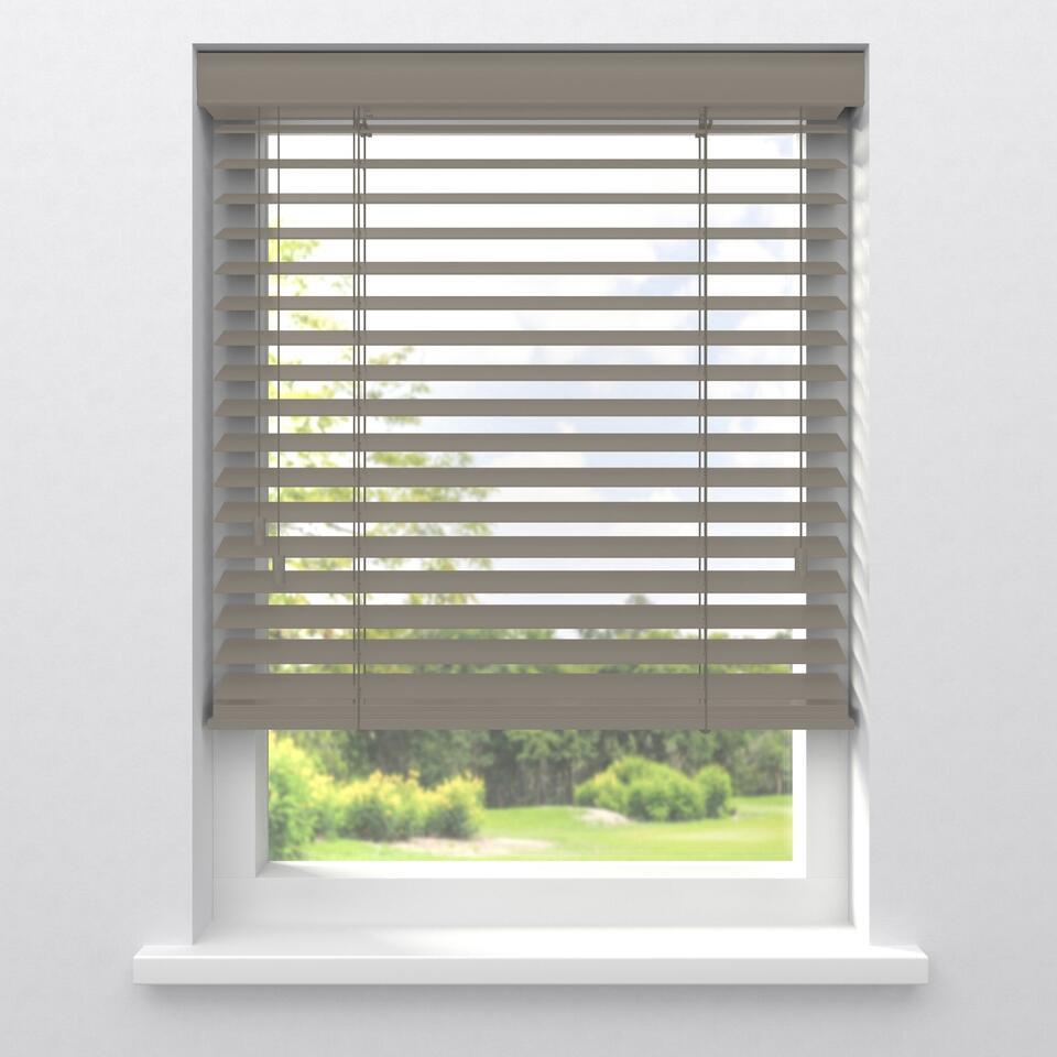 Fenstr Bamboe Jaloezie Wessel Taupe 50mm