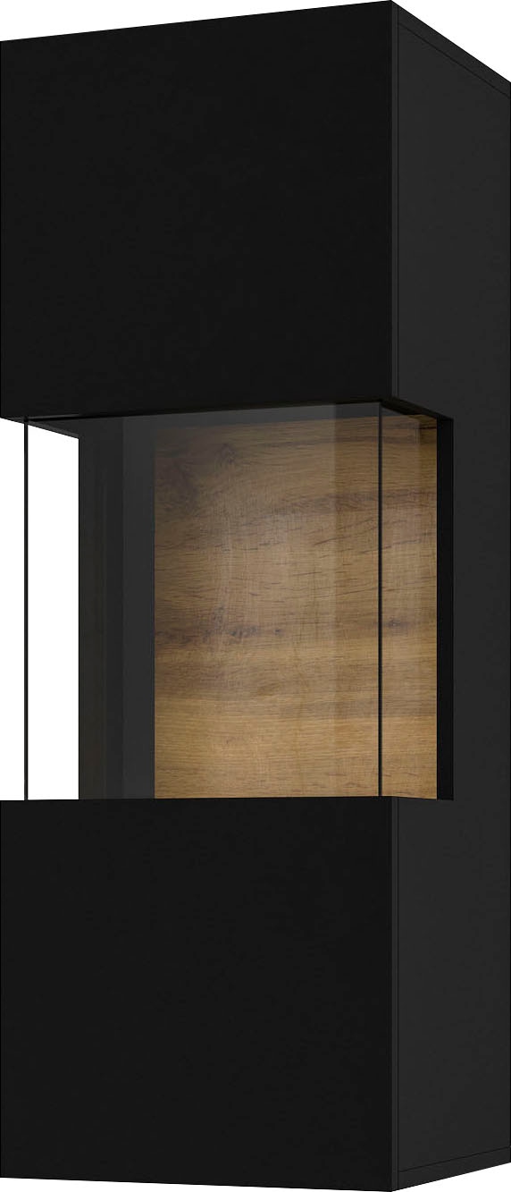 INOSIGN Hängevitrine »Ava, Breite 36 cm, hängend montierbar« moderne grifflose Vitrine, Eckverglasung