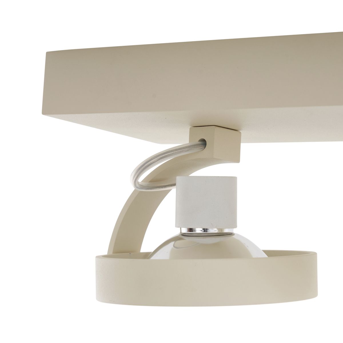 Moderne plafondspot beige G9 rond draai- en kantelbaar 3-lichts - Go