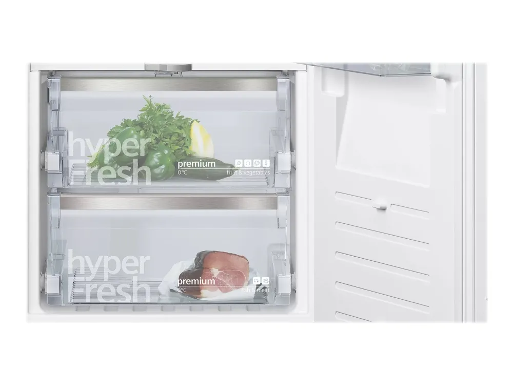 Siemens iQ700 KI41FADD0 - Køleskab - til indbygning - niche - bredde: 56 cm - dybde: 55 cm - højde: 122.5 cm - 187 liter - Klasse D