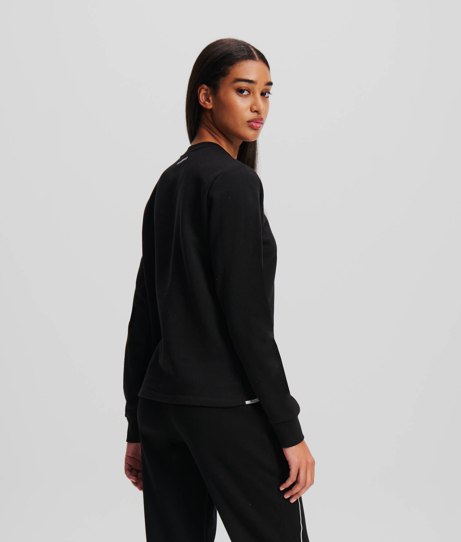 SWEAT-SHIRT À OURLET KARL SIGNATURE