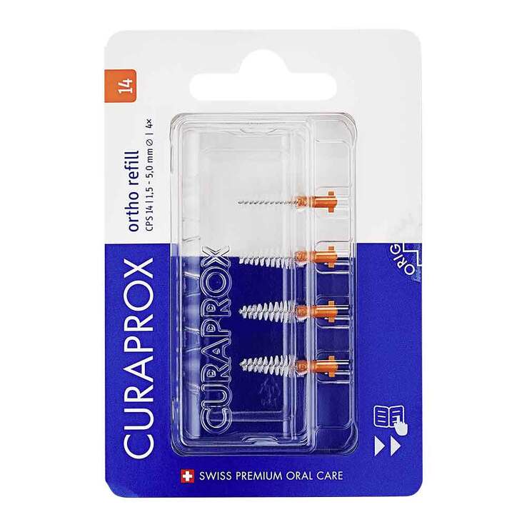 Curaprox Cps 14 Interdentalbürste ortho 1,3 - 5 mm, 4 St