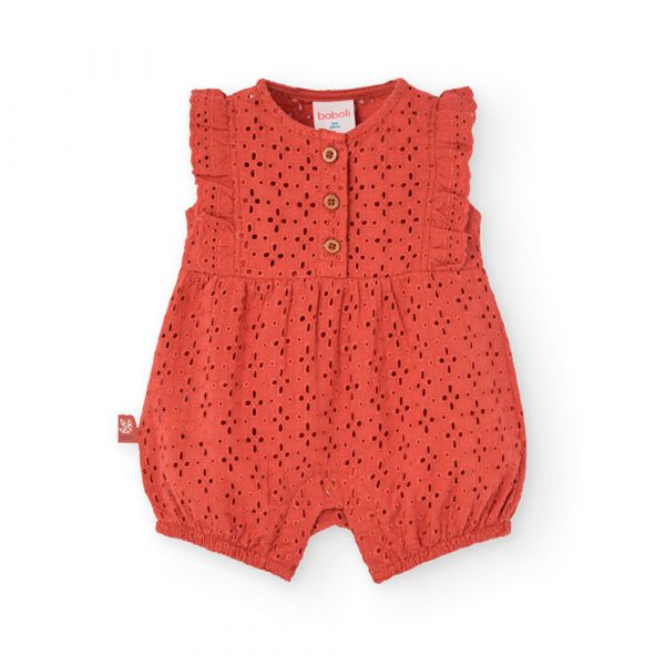 Boboli Pelele Embroidery 3 Meses Boiler - 8445470571124