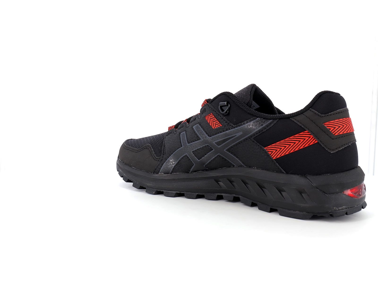 Asics-GEL CITREK Matières combinées Noir Rouge