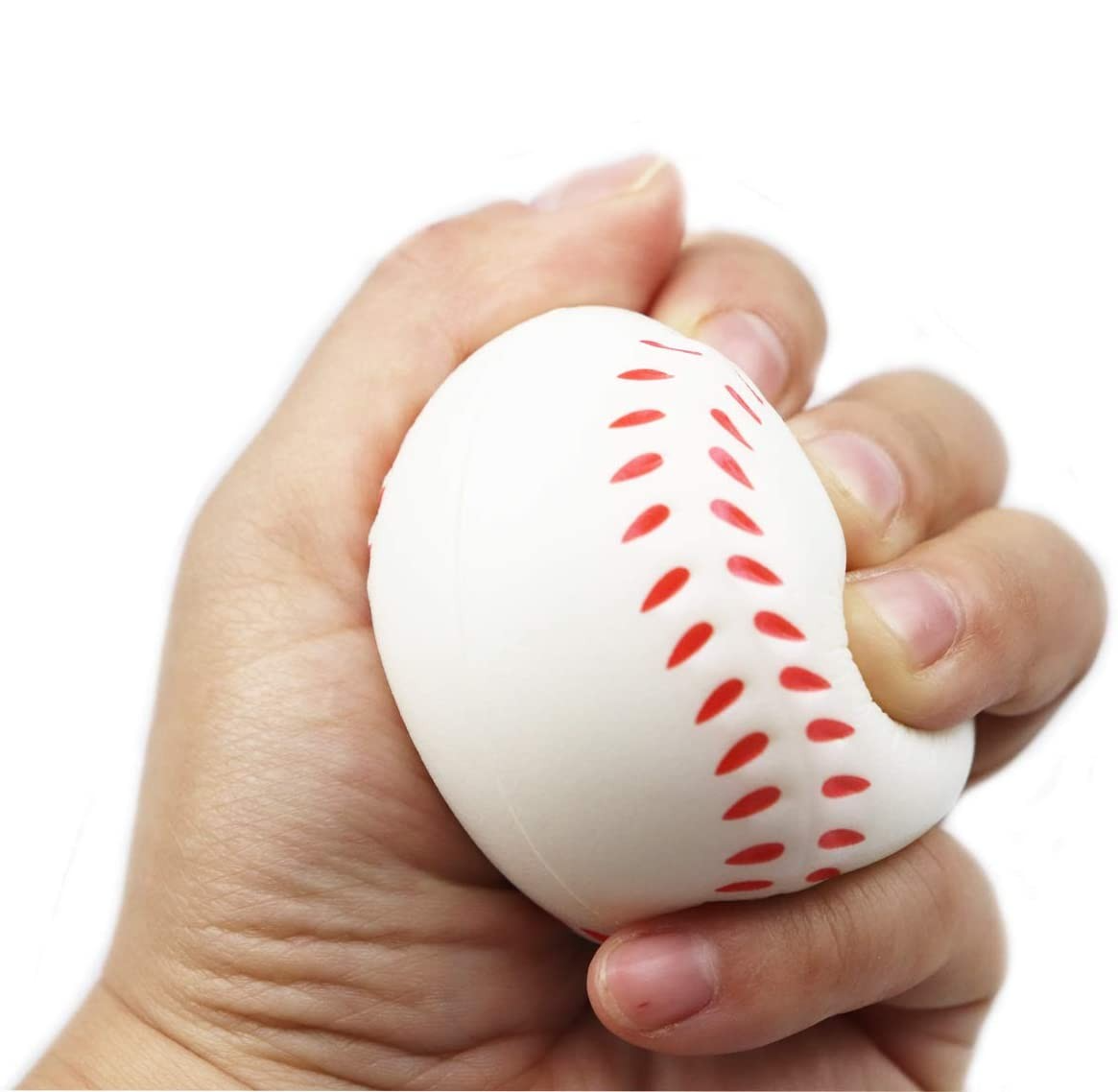 (4er Set) Ø6cm Anti Stress Schaumstoff Bälle Sport Knautschbälle Fidget Spiel - Bunt