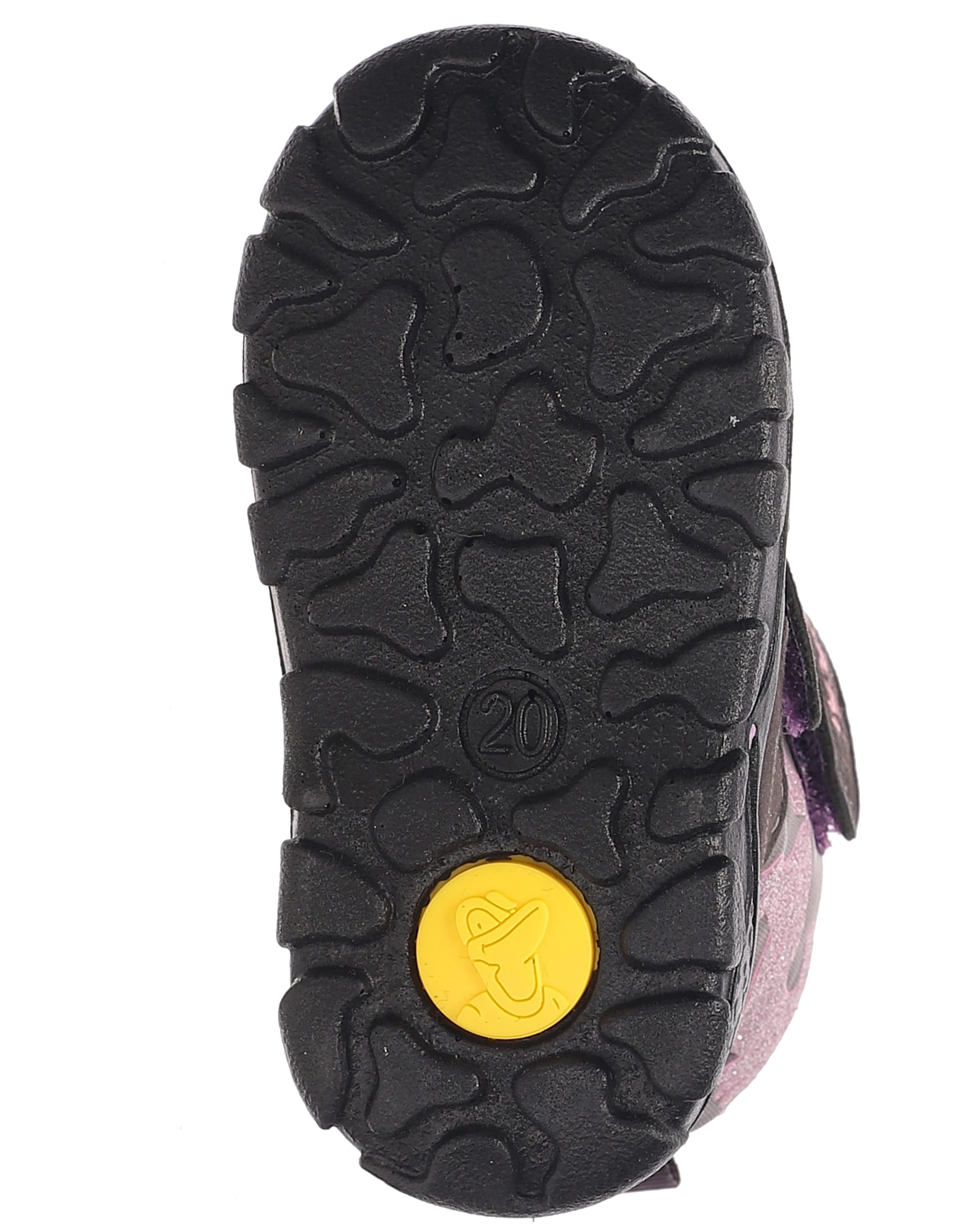 Winter-Boots KARO in aubergine pink
