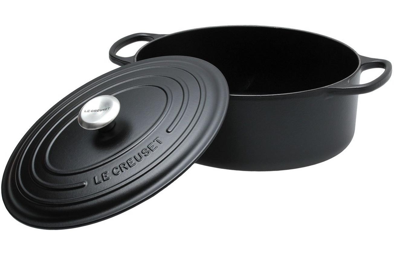 Le Creuset braadpan - cocotte ovaal 31cm, 6,3L zwart