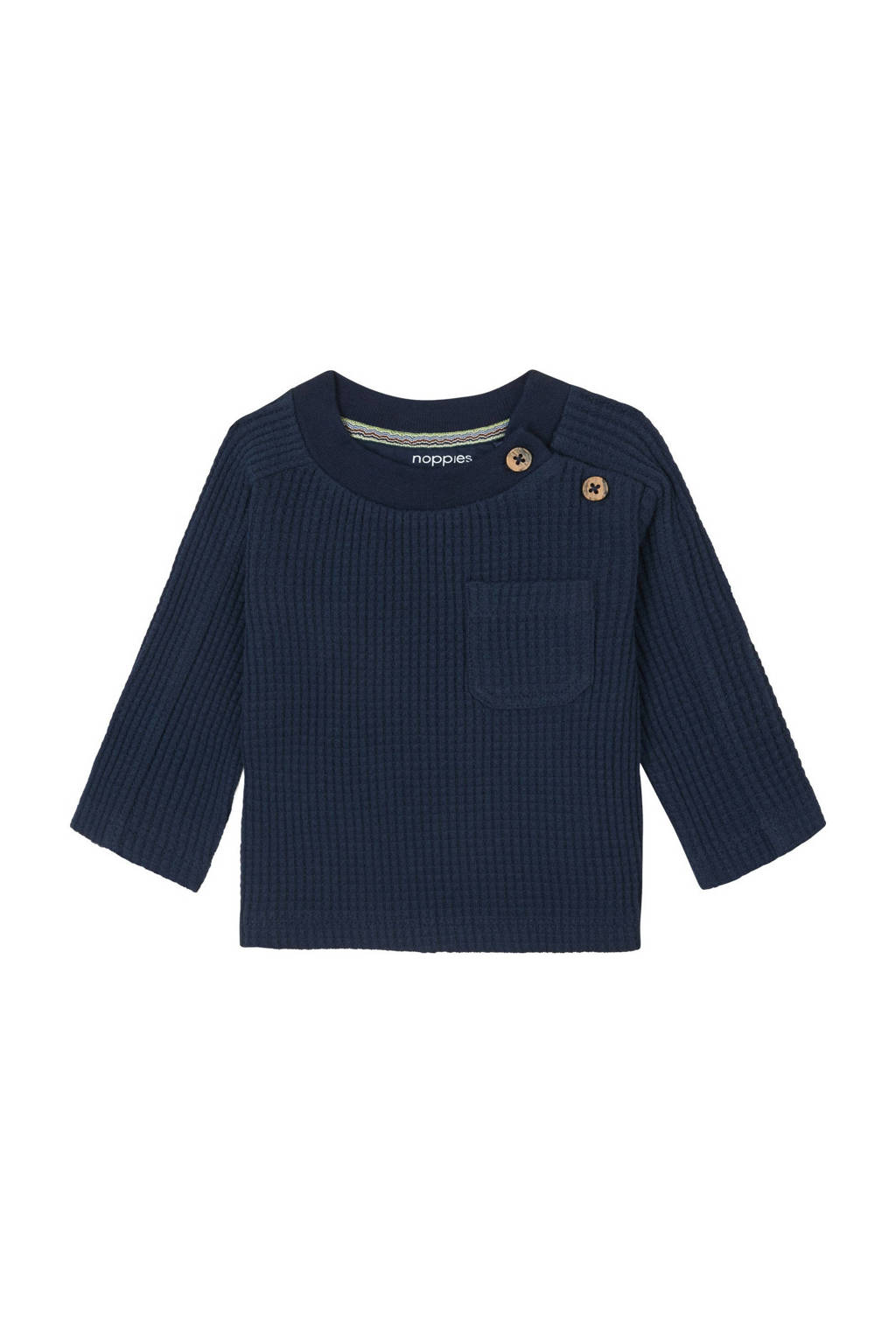 Noppies baby longsleeve Gy blauw