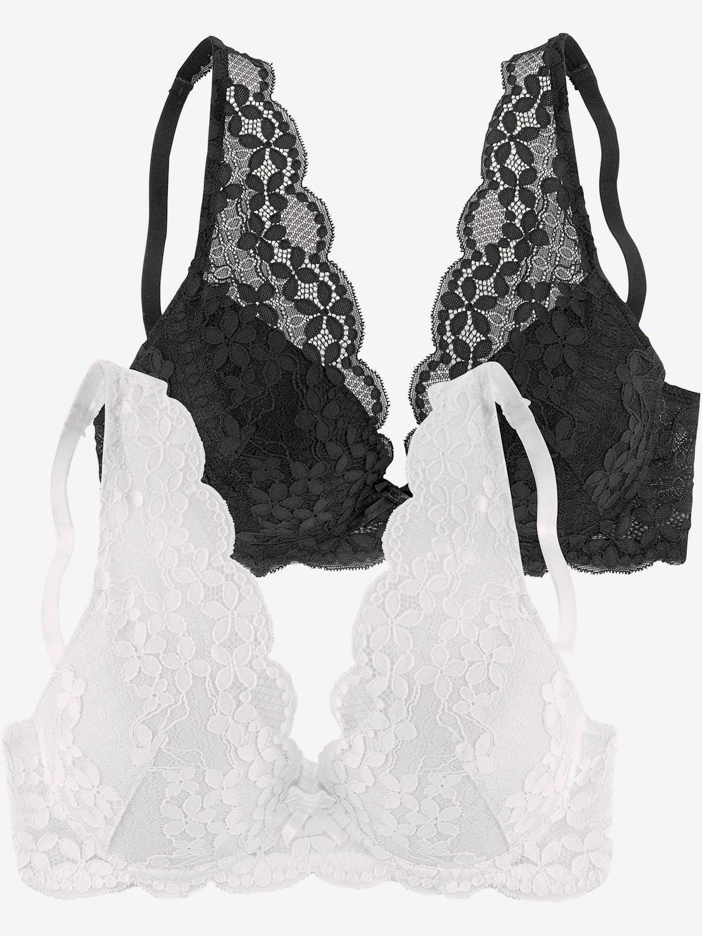 Soutien-gorge push-up lot séduisant de 2 soutiens-gorge push-up avec armatures