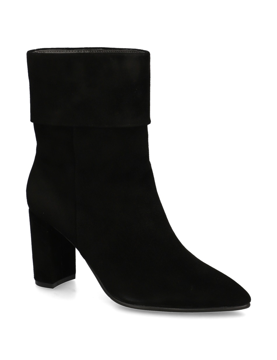 Veloursleder Stiefelette