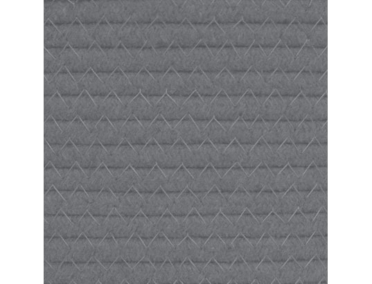 VIDAXL - Panier à linge gris et blanc ø55x36 cm coton