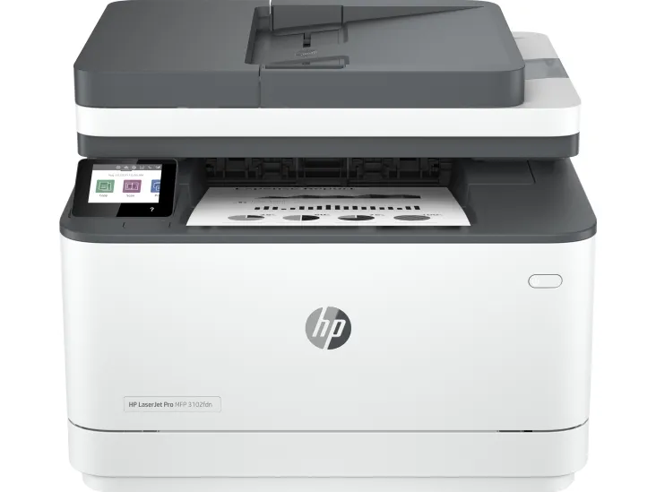 HP LaserJet Pro MFP 3102fdn - Multifunktionsprinter - S/H - laser - Legal (216 x 356 mm) (original) - A4/Legal (medie) - op til 33 spm (kopiering) - op til 33 spm (udskriver) - 250 ark - 33.6 Kbps - USB 2.0, LAN