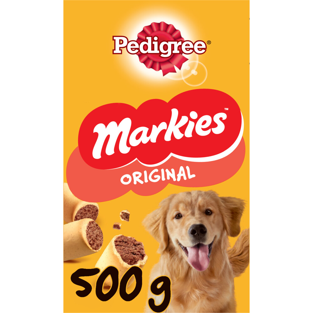 12x Pedigree Markies Original Hondensnacks Vlees500 gr