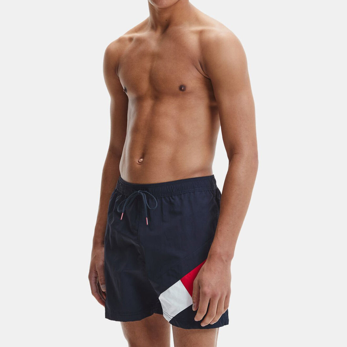 Tommy Hilfiger Short de bain logo bas gauche bleu marine