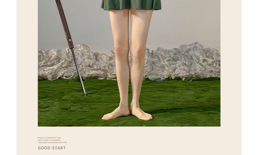 Starleraid - Set: Ruffle zwemjurk + cover-up