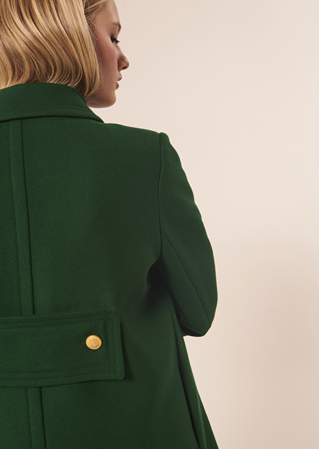 Manteau Marcvert en velours de laine