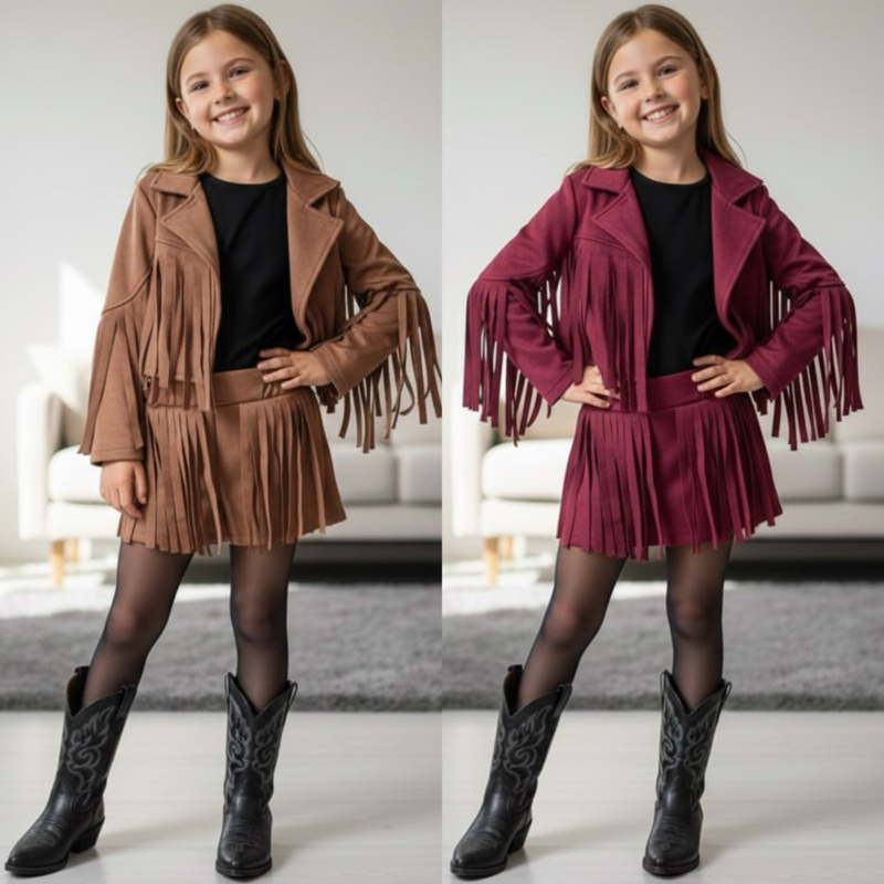 Fringe me up short set