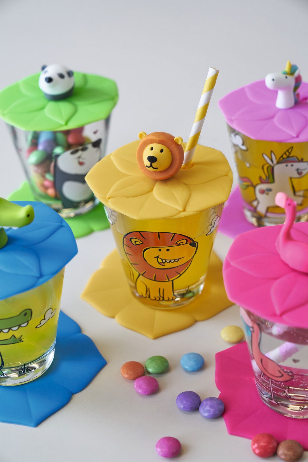 LEONARDO Kinder Trinkset BAMBINI LÖWE 3-teilig