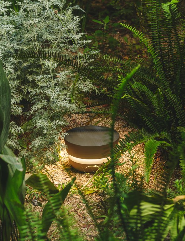 Vibia Dots Outdoor 4702 vloerlamp LED Ø16 donker antraciet