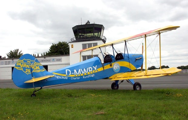 Rundflug in Marl - Flug im offenen Doppeldecker