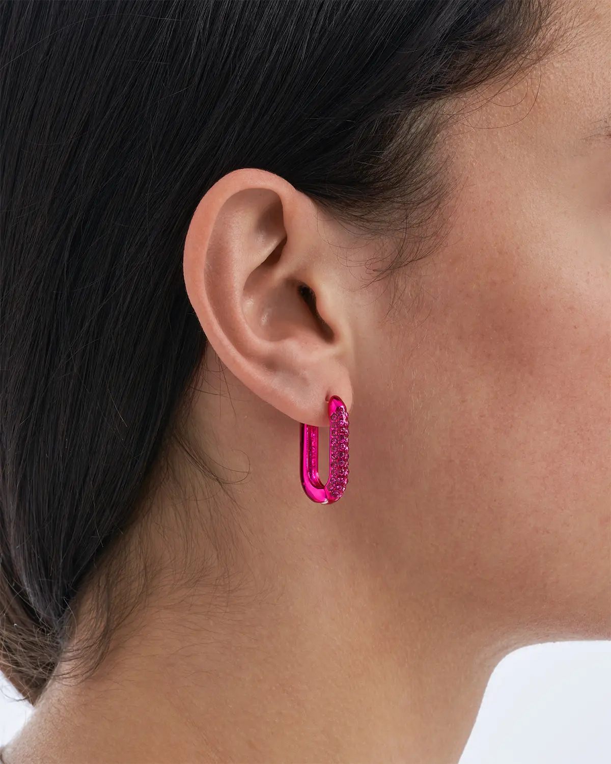Creolen - Trendy Pink