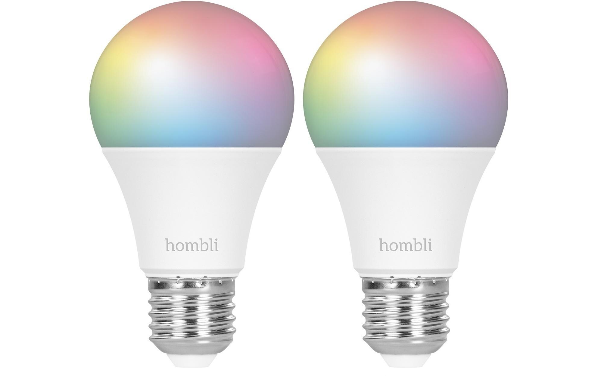 Leuchtmittel Smart Bulb, E27, 9W, RGB + CCT, 1+1 PackIntelligentes Leuchtmittel