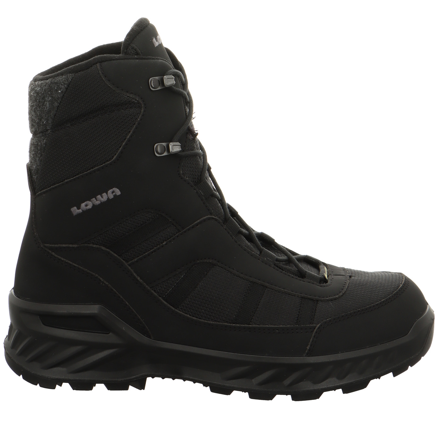 Wintertrekkingboot schwarz