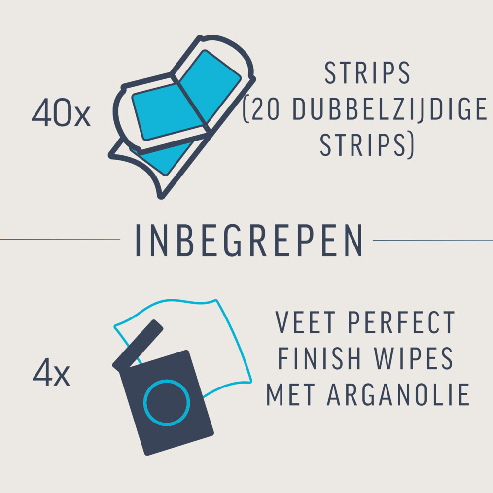 Veet Expert Waxstrips Benen Sensitive40 stuks