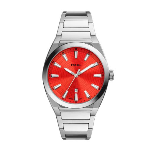 Fossil Everett FS5984 Herreur, Stål, 42 mm