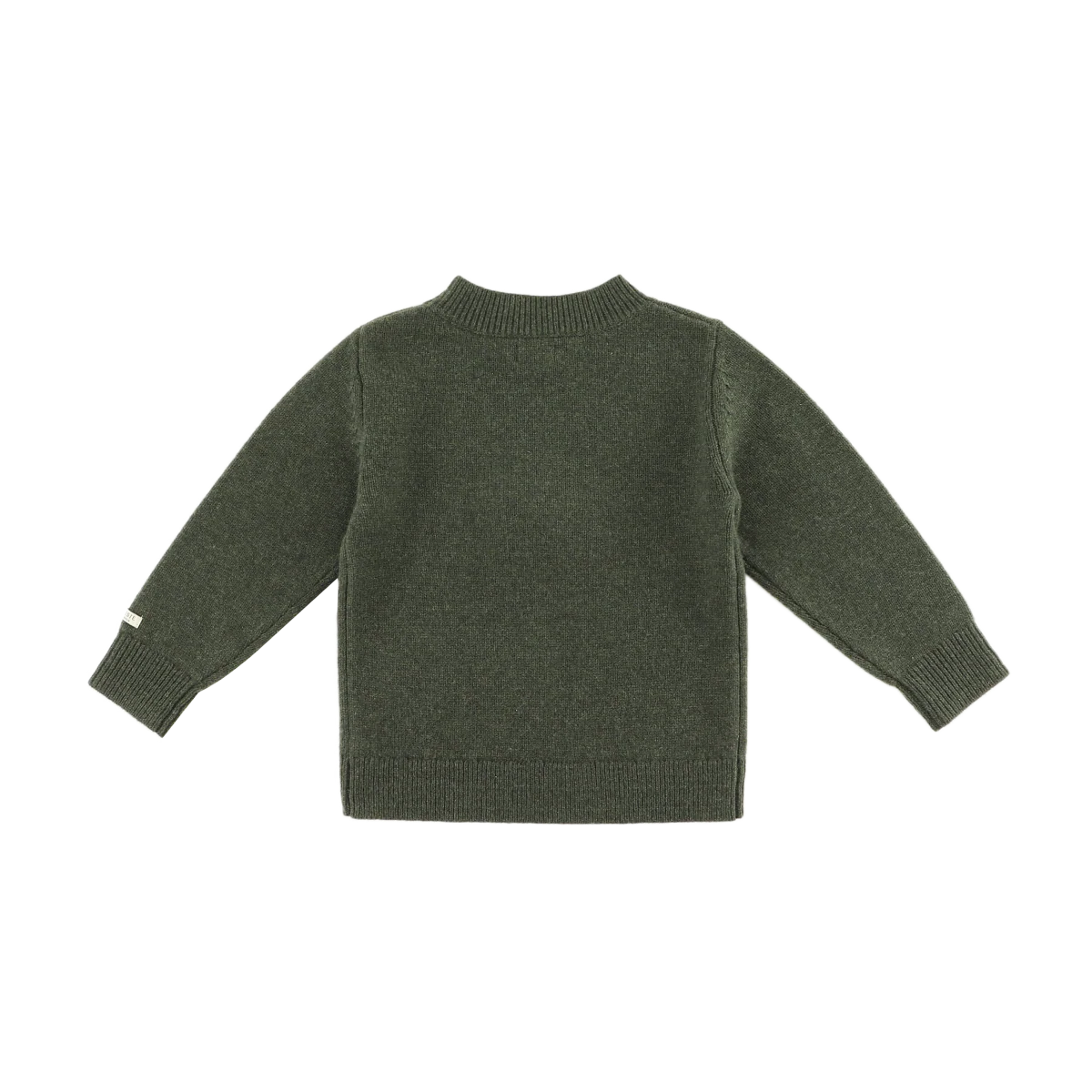 Denn Merino Wool Sweater | Gingerbread | Night Green
