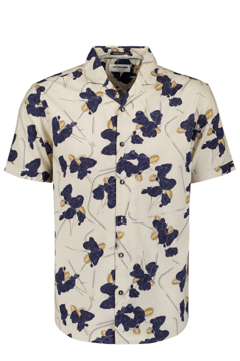 NO-EXCESS beige heren overhemd