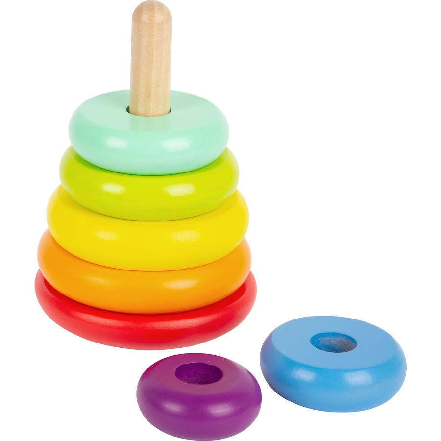 small foot® Stapelturm Regenbogen