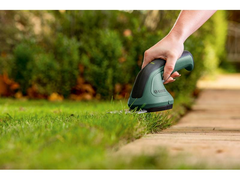 Bosch Akku-Grasschere EasyShear Vielseitig einsetzbare Akku-Gartenschere
