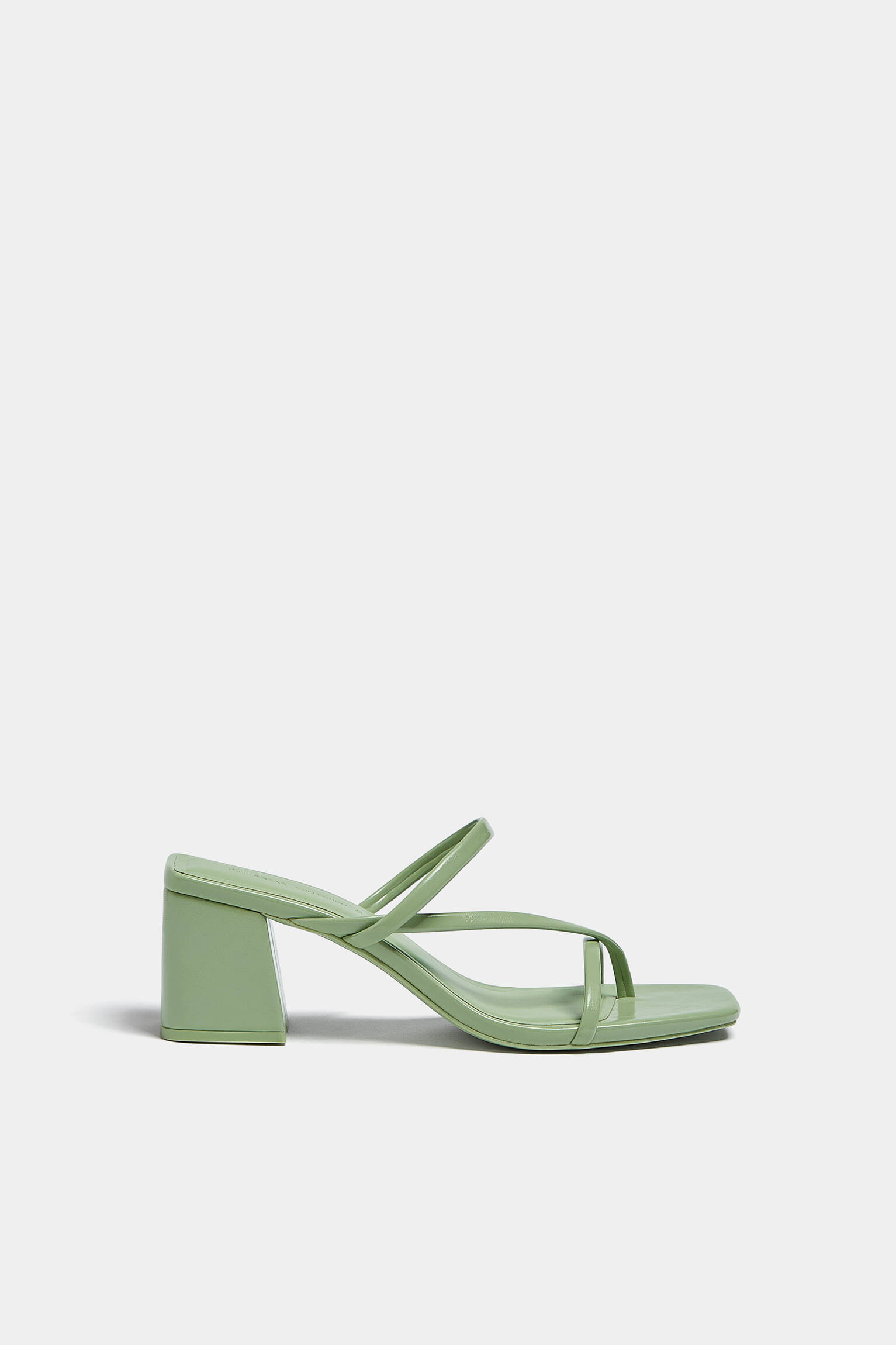 Sandália Mule Heel - Verde