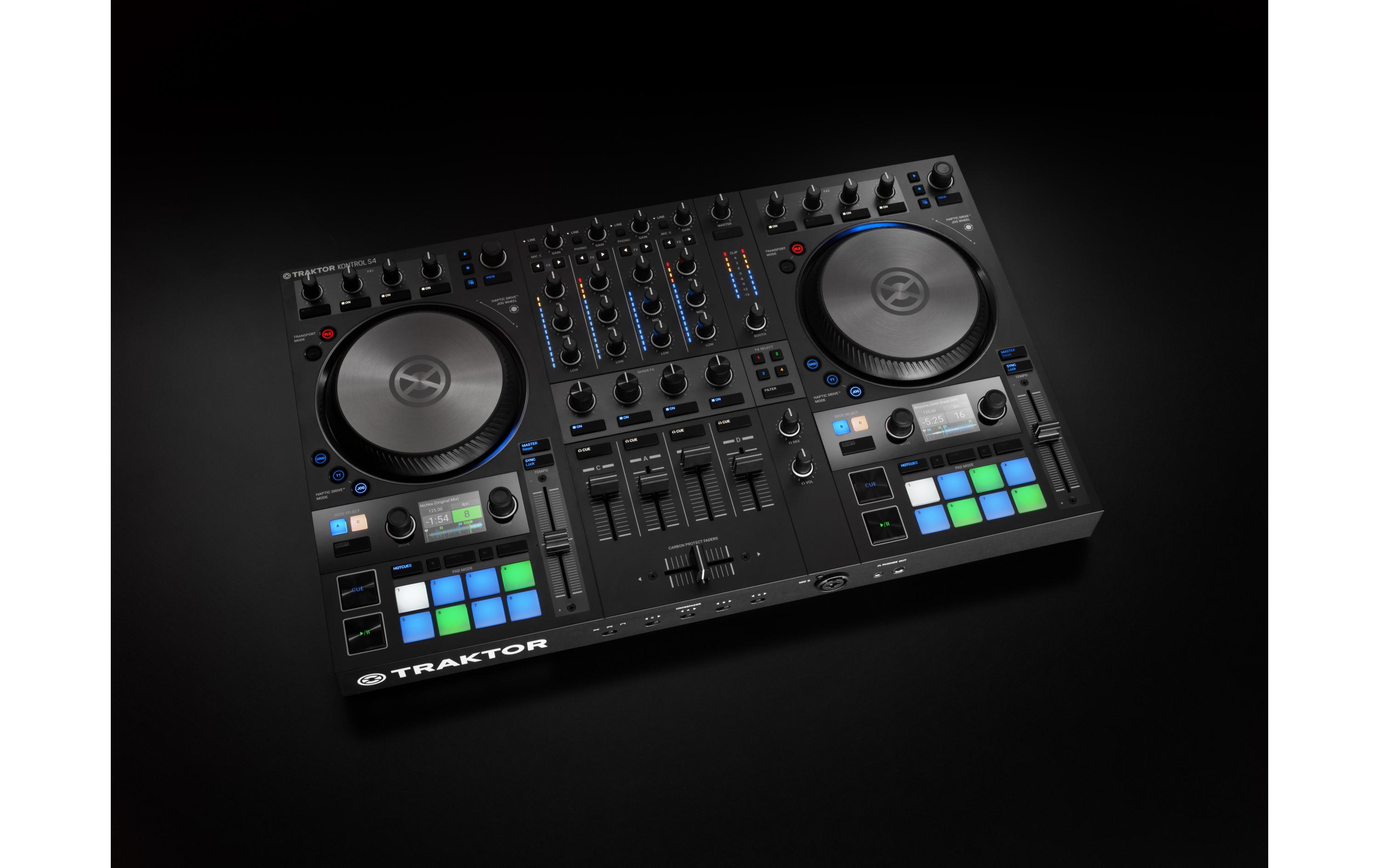 DJ-Controller Traktor Kontrol S4 MK3<br>4-Kanal DJ-System mit «Haptic Drive»