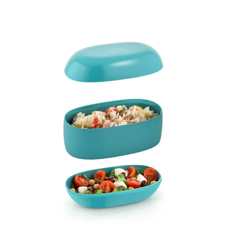 Alessi - Food à Porter Lunchbox, grau