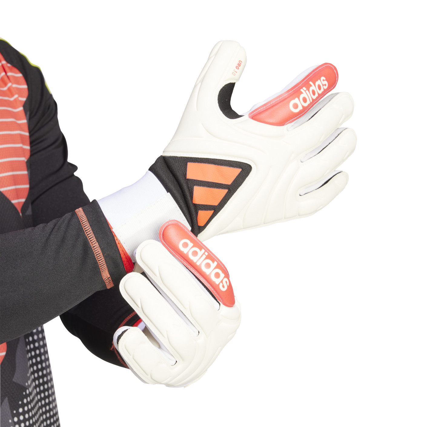 Adidas Copa League Keepershandschoenen Wit Rood Zwart