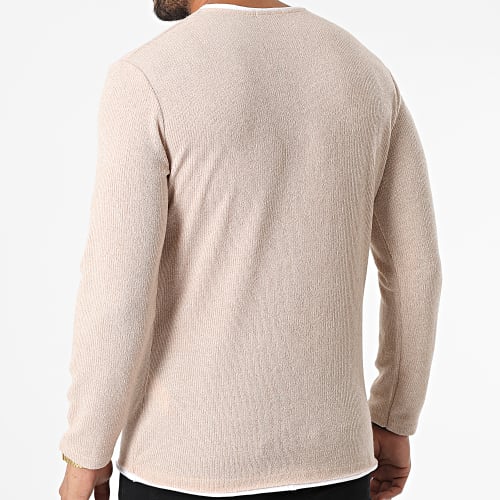 Pull 22075 Beige Chiné