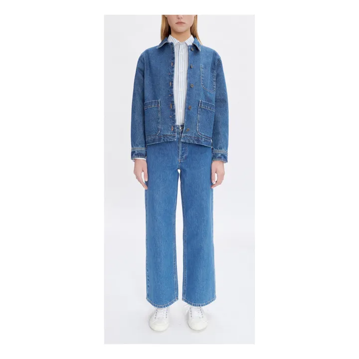 A.P.C. Veste Nikkie Logo | Bleu indigo