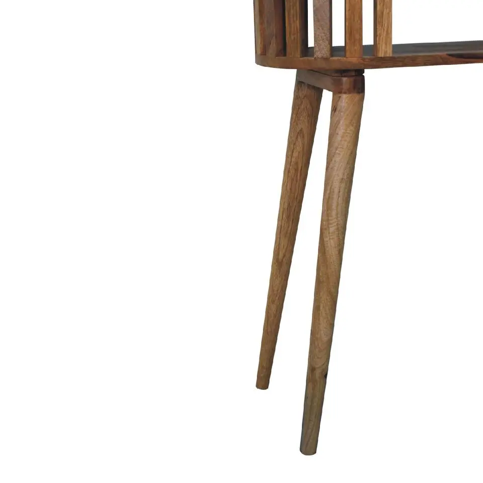 Ariella sidetable, 1 open plank, beige