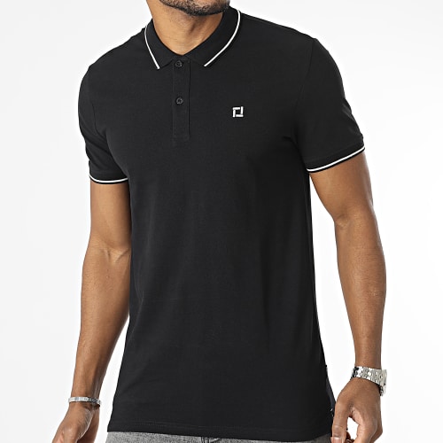 Polo Manches Courtes Fletcher Noir