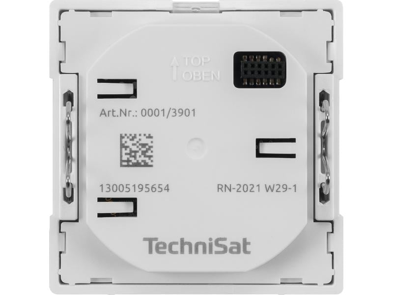 Technisat DAB  Radio DigitRadio Up 55 Weiss Kompaktes Unterputzradio für die flexible Montage