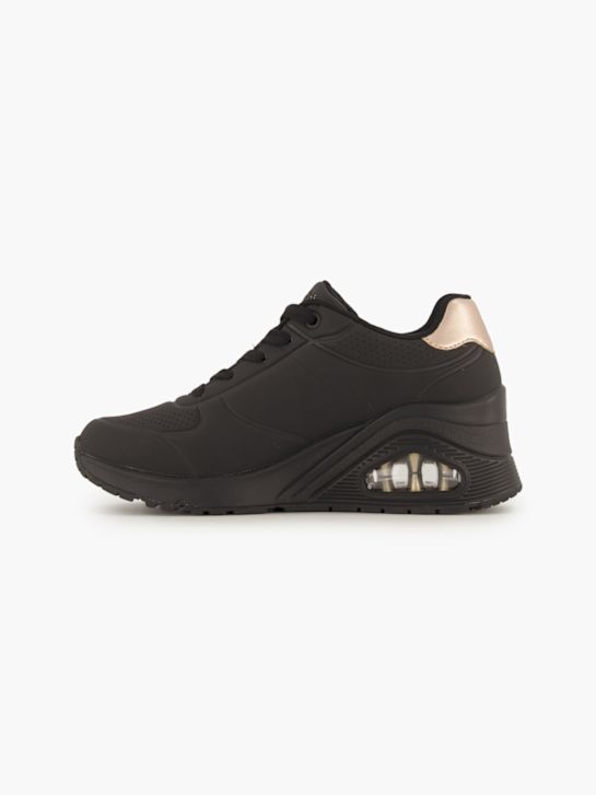 Skechers UNO WEDGE-HI STEPS Sneaker Schwarz